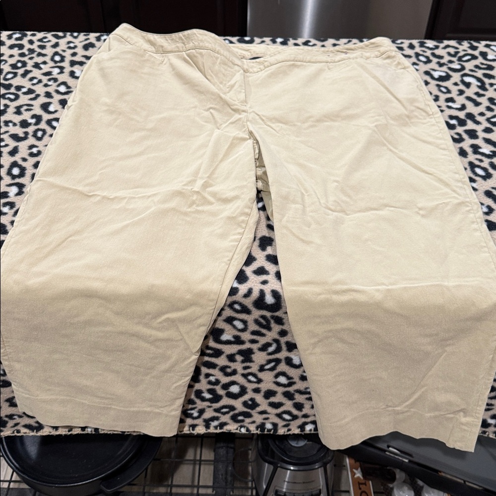 Lane Bryant Tan Capris